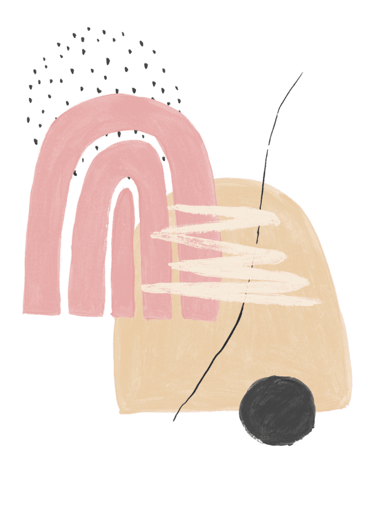 Pink Brown Vector Image