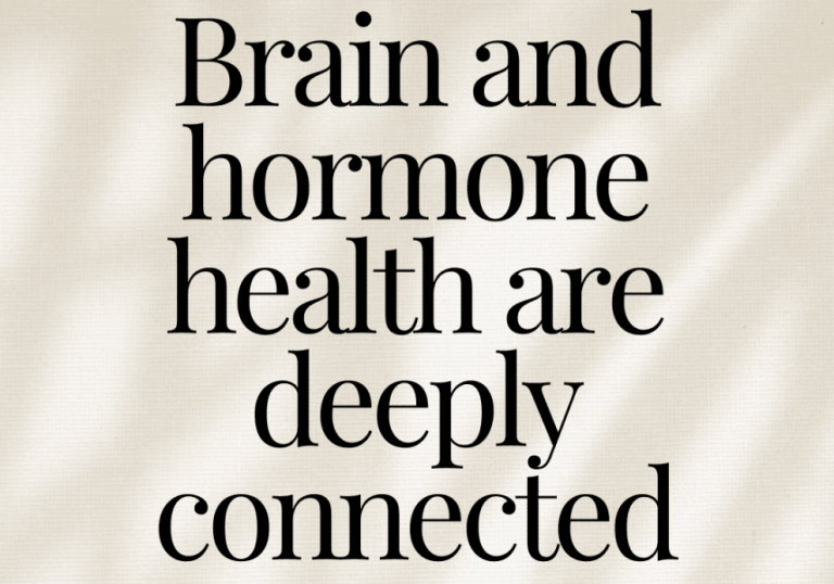 brain and hormone health